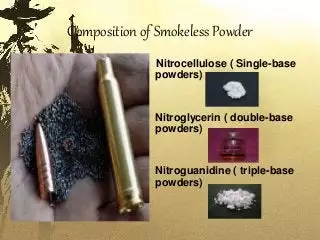 Spectroscopy for smokeless powder identification