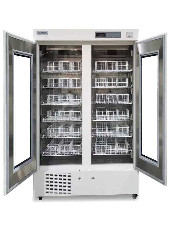 4° ± 1°C BLOOD BANK REFRIGERATORS